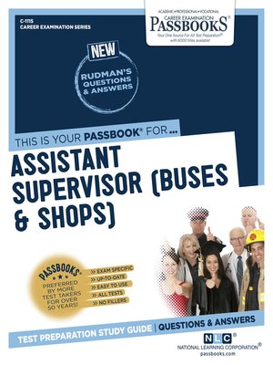 cover image of Assistant Supervisor (Buses and Shops)